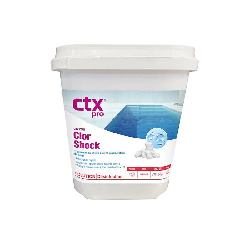 Chlore Choc 5 kg Astral/CTX 250 pour piscine – ID Piscine